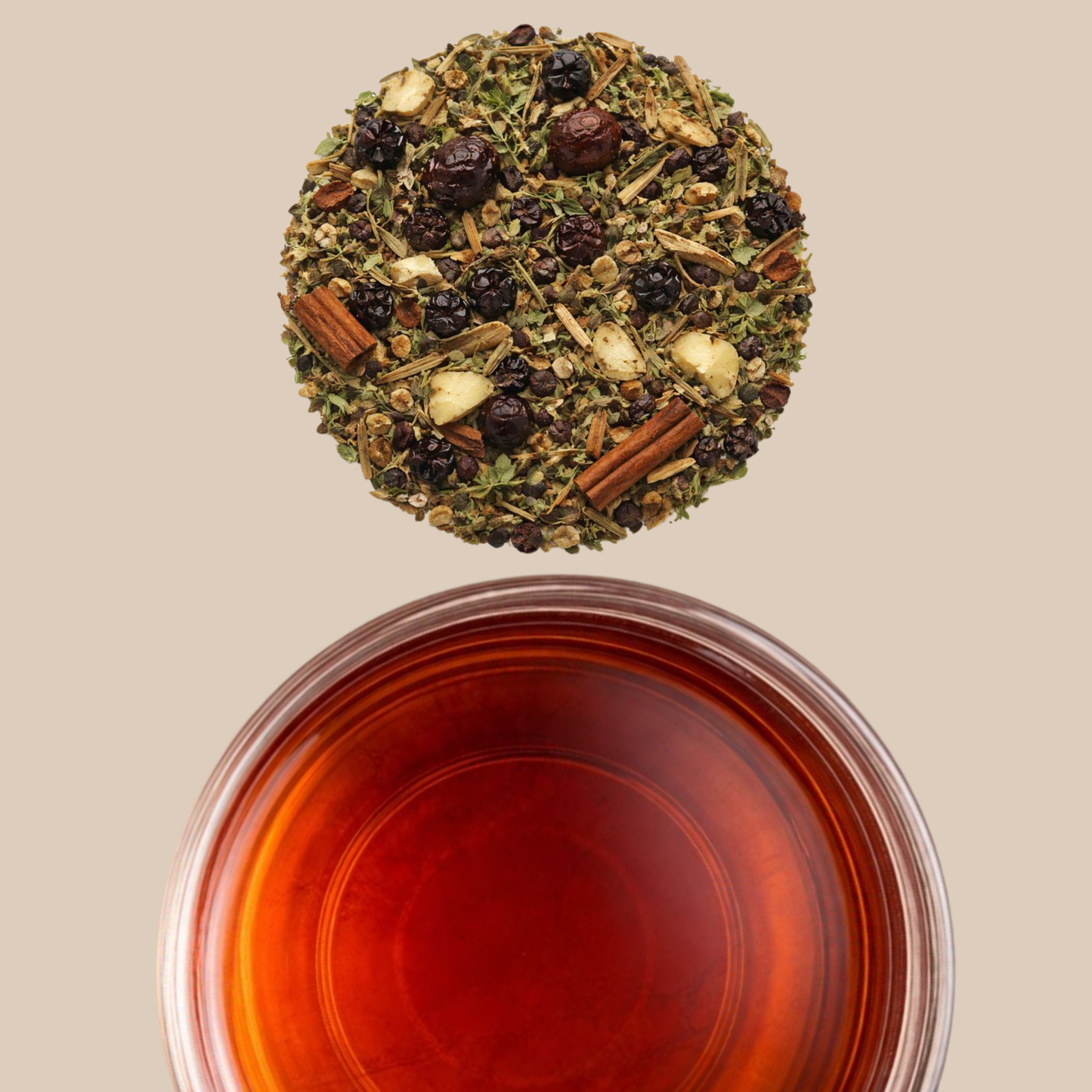 Warm Restore – Hemp & Elderberry Herbal Tea