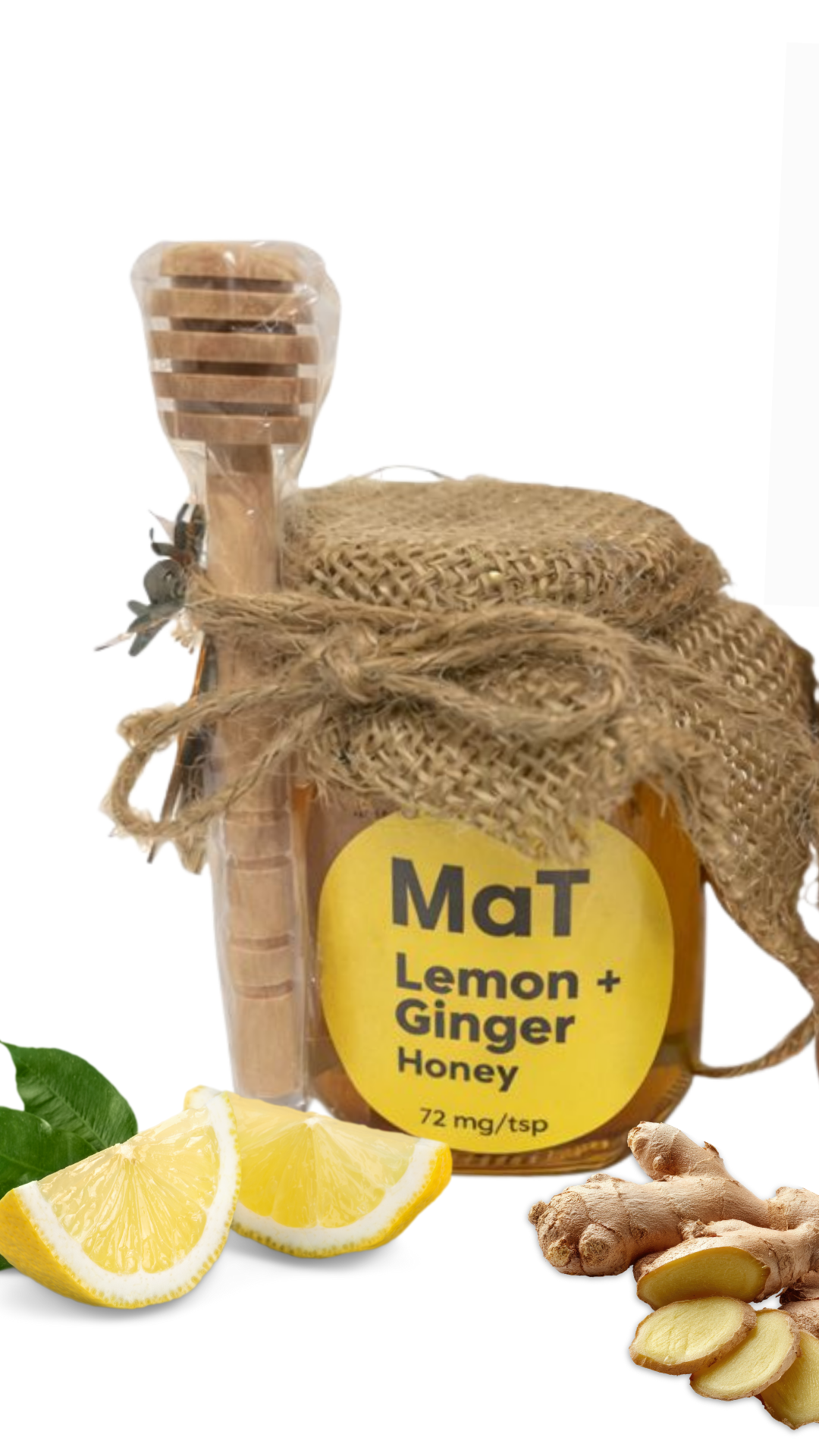 "Heal, Honey" ~ Lemon + Ginger Elevated Raw Honey